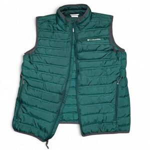 Columbia Men’s Forest Green Quilted Vest
